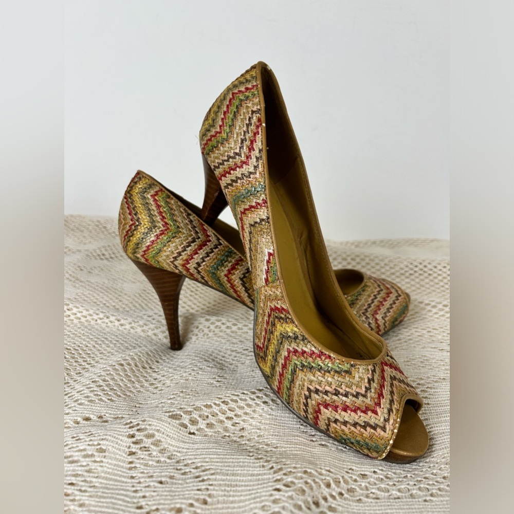 Nine West Woven Pattered Pumps